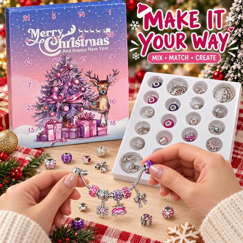 MerryCharm™ 24-Day Christmas Charm Advent Calendar