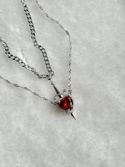 Eternal Love Moissanite Necklace Set